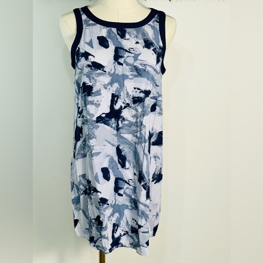 Steve Madden BB Dakota Artsy Abstract Sleeveless Shift Dress Size Small
